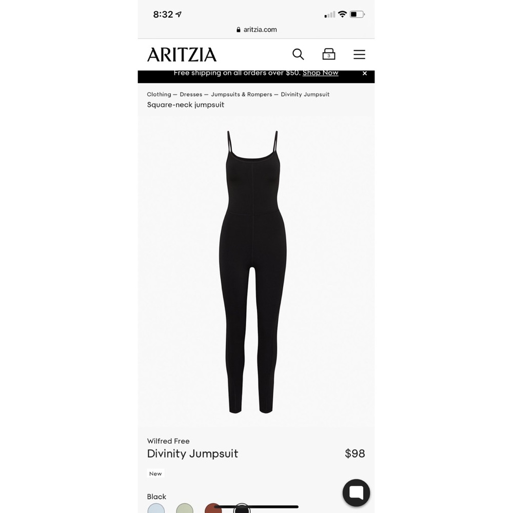 Aritzia Wilfred Divinity Jumpsuit